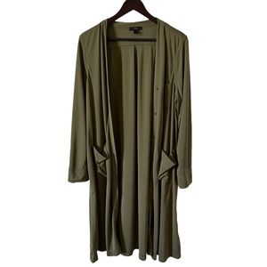 JCREW Green Cardigan Extra Long